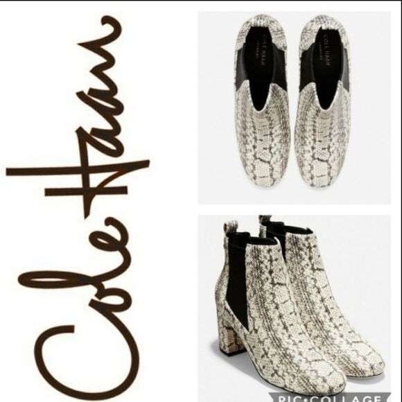 Cole Haan Nitasha Python Bootie - Picture 9 of 9